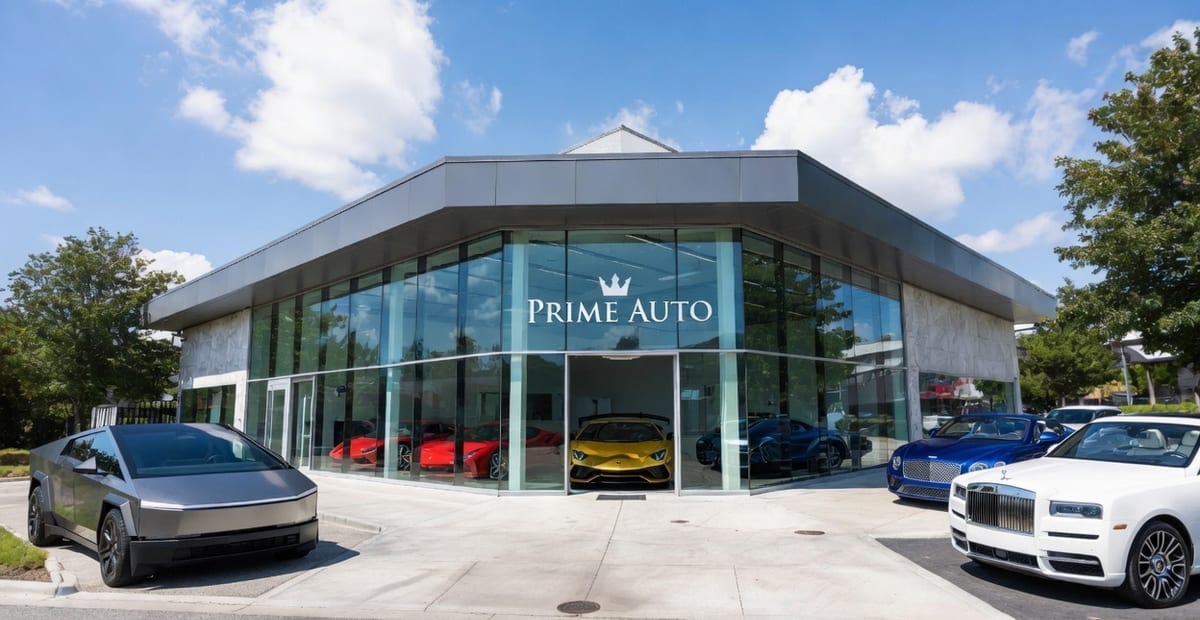 Переданный клиенту автомобиль Prime Auto